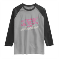 Racing Girl Raglan Shirt Move Over Boys Funny Quote - Wonder Print Shop