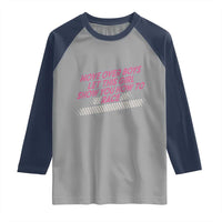Racing Girl Raglan Shirt Move Over Boys Funny Quote - Wonder Print Shop