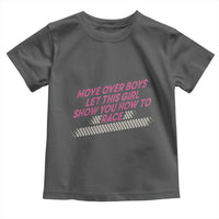 Racing Girl Toddler T Shirt Move Over Boys Funny Quote - Wonder Print Shop