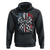 Patriotic Coquette Bow Checkered Flag Race Car Racing Hoodie - Wonder Print Shop