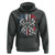 Patriotic Coquette Bow Checkered Flag Race Car Racing Hoodie - Wonder Print Shop