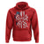 Patriotic Coquette Bow Checkered Flag Race Car Racing Hoodie - Wonder Print Shop