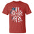 Patriotic Coquette Bow Checkered Flag Race Car Racing T Shirt - Wonder Print Shop