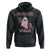 Race Car Halloween Hoodie Boo Checkered Coquette Bow - Wonder Print Shop