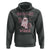 Race Car Halloween Hoodie Boo Checkered Coquette Bow - Wonder Print Shop
