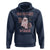 Race Car Halloween Hoodie Boo Checkered Coquette Bow - Wonder Print Shop