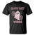 Race Car Halloween T Shirt Boo Checkered Coquette Bow - Wonder Print Shop