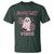 Race Car Halloween T Shirt Boo Checkered Coquette Bow - Wonder Print Shop