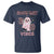 Race Car Halloween T Shirt Boo Checkered Coquette Bow - Wonder Print Shop