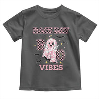 Race Car Halloween Toddler T Shirt Boo Checkered Coquette Bow - Wonder Print Shop