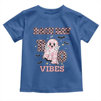 Race Car Halloween Toddler T Shirt Boo Checkered Coquette Bow - Wonder Print Shop