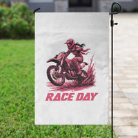 Dirt Bike Girl Garden Flag Motocross Racing Women - Wonder Print Shop