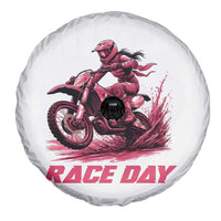 Dirt Bike Girl Spare Tire Cover Motocross Racing Women - Wonder Print Shop