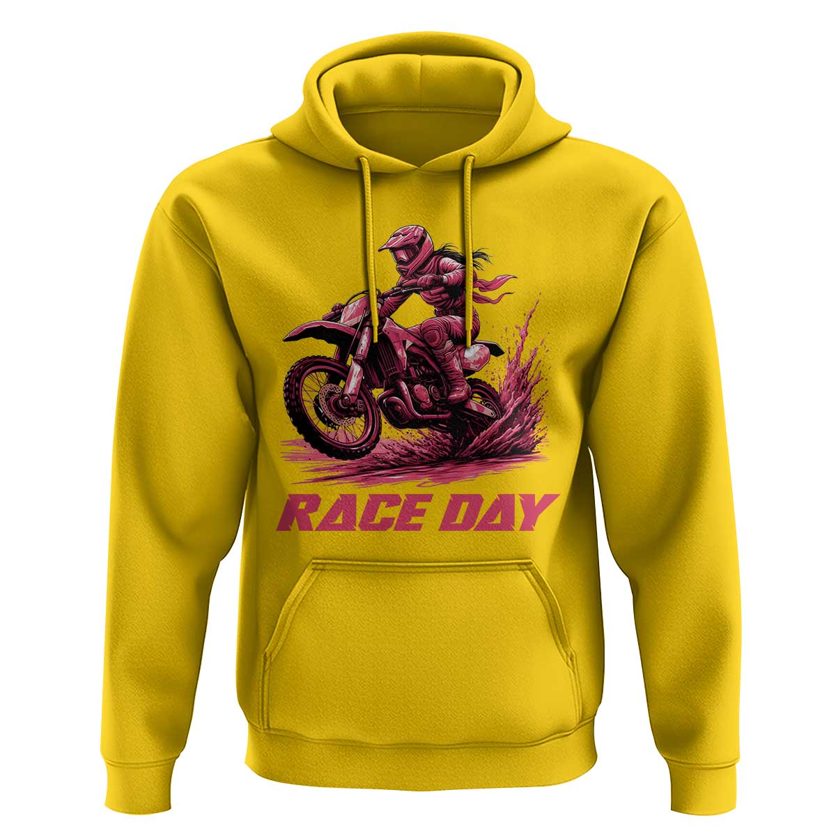 Dirt Bike Girl Hoodie Motocross Racing Women - Wonder Print Shop