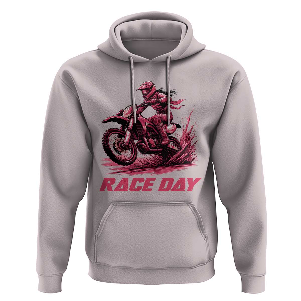 Dirt Bike Girl Hoodie Motocross Racing Women - Wonder Print Shop