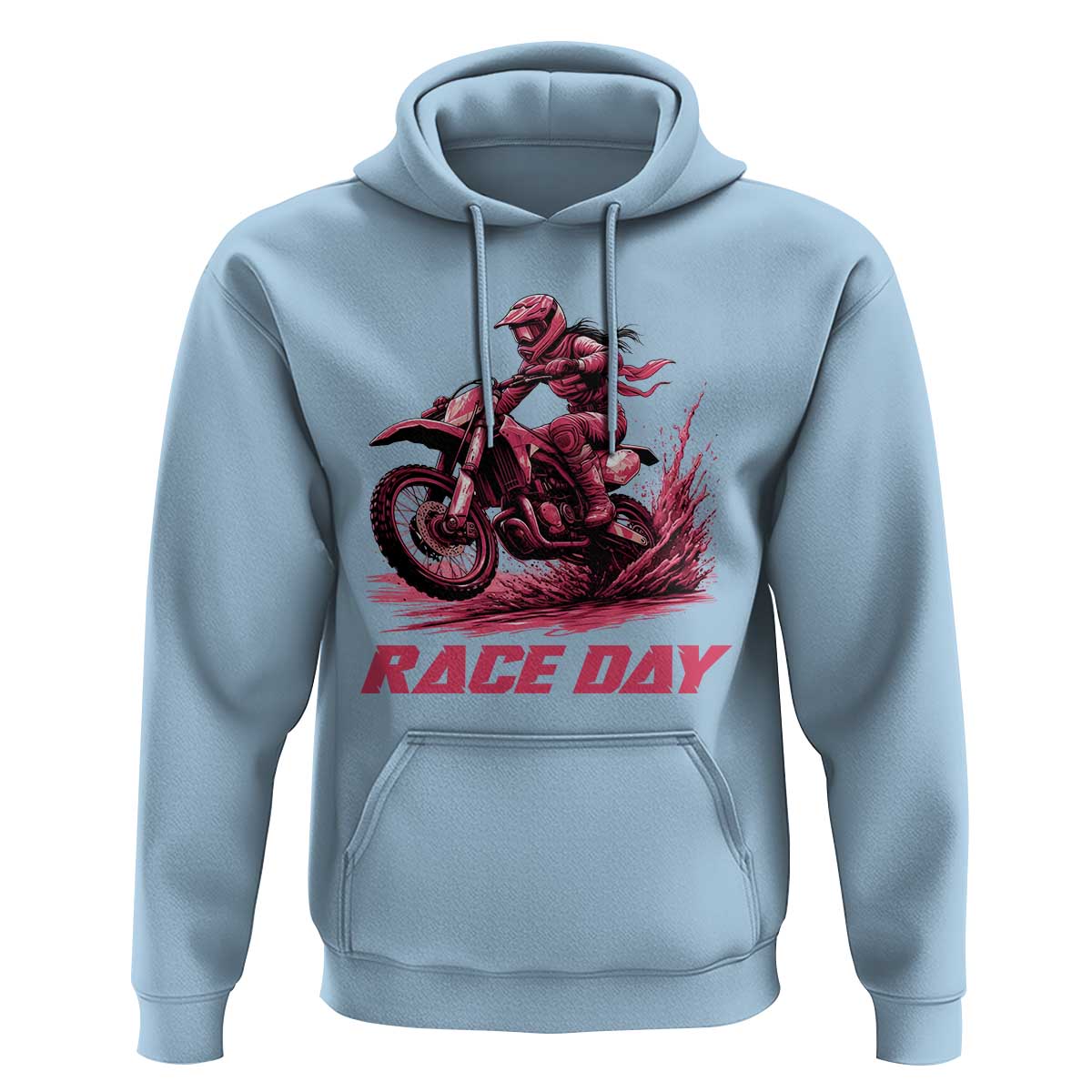 Dirt Bike Girl Hoodie Motocross Racing Women - Wonder Print Shop