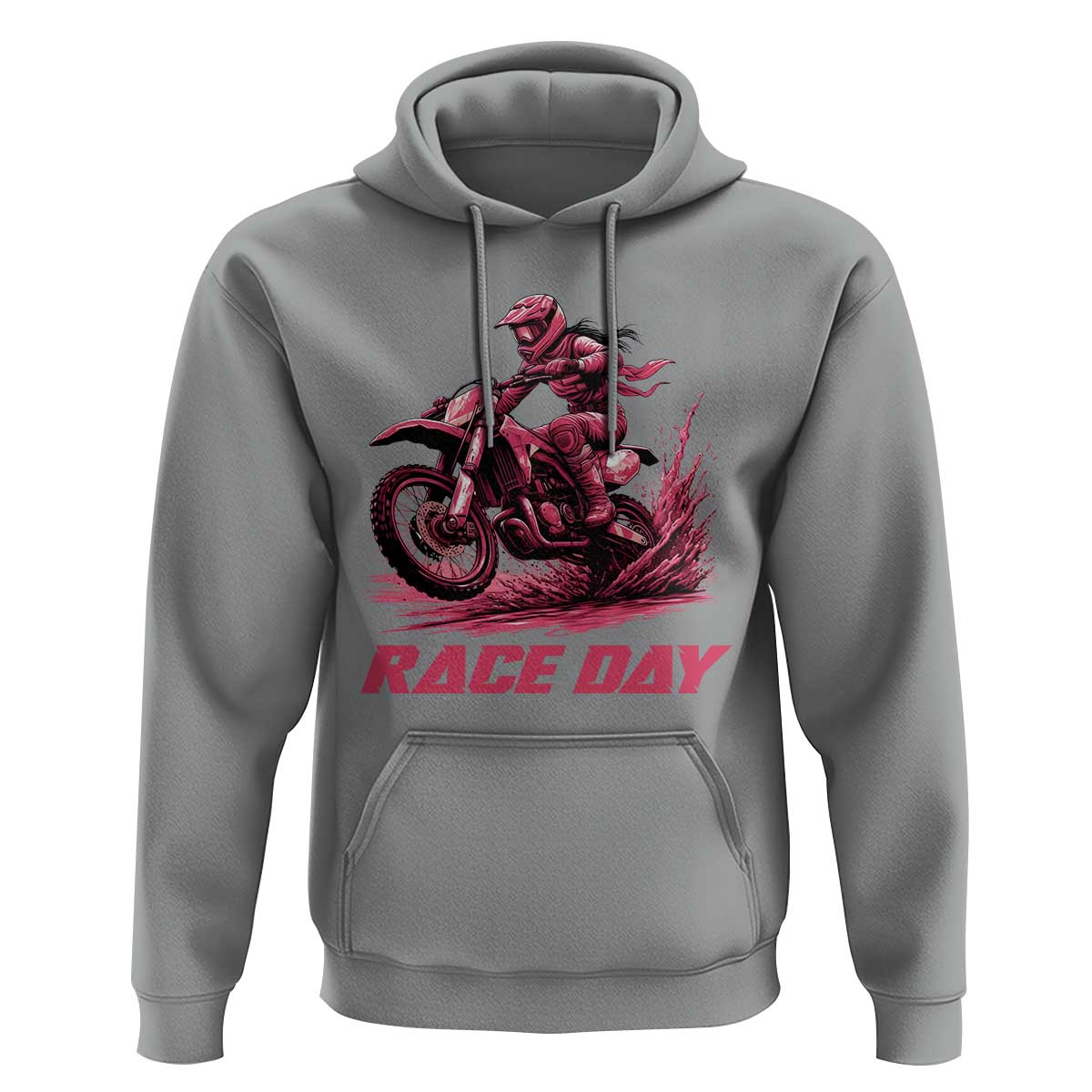Dirt Bike Girl Hoodie Motocross Racing Women - Wonder Print Shop