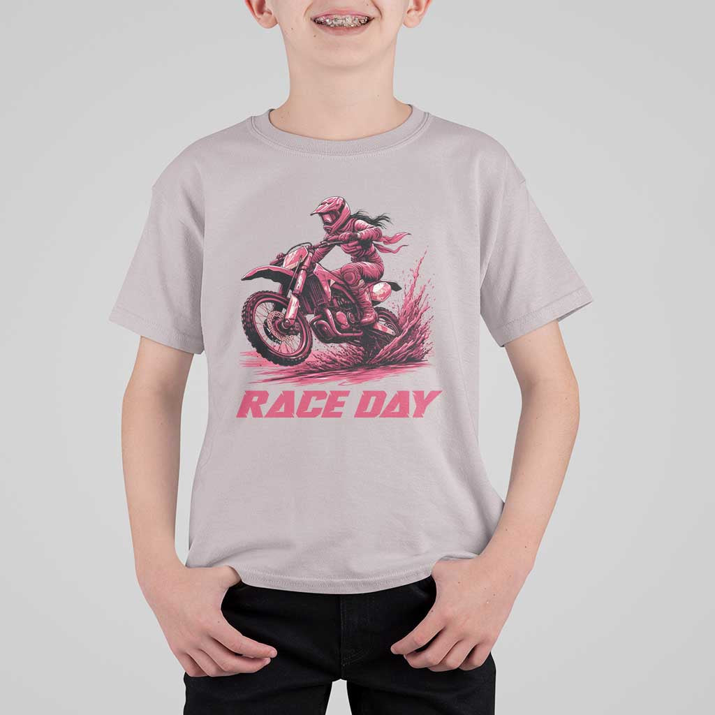 Dirt Bike Girl T Shirt For Kid Motocross Racing Women - Wonder Print Shop