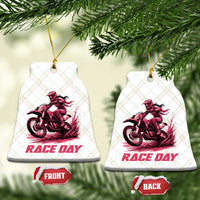 Dirt Bike Girl Ceramic Ornament Motocross Racing Women - Wonder Print Shop