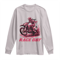 Dirt Bike Girl Long Sleeve Shirt Motocross Racing Women - Wonder Print Shop