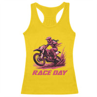 Dirt Bike Girl Racerback Tank Top Motocross Racing Women - Wonder Print Shop