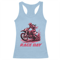 Dirt Bike Girl Racerback Tank Top Motocross Racing Women - Wonder Print Shop