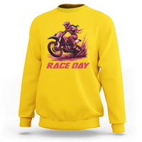 Dirt Bike Girl Sweatshirt Motocross Racing Women - Wonder Print Shop