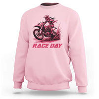 Dirt Bike Girl Sweatshirt Motocross Racing Women - Wonder Print Shop