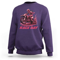 Dirt Bike Girl Sweatshirt Motocross Racing Women - Wonder Print Shop