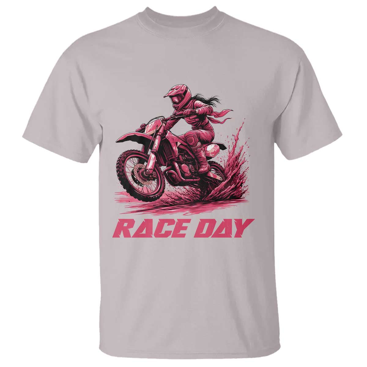Dirt Bike Girl T Shirt Motocross Racing Women - Wonder Print Shop