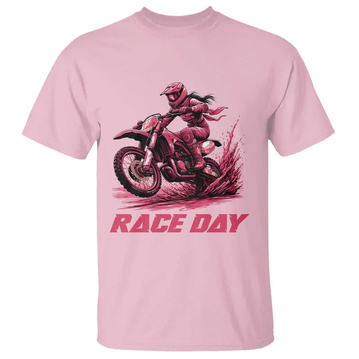 Dirt Bike Girl T Shirt Motocross Racing Women - Wonder Print Shop