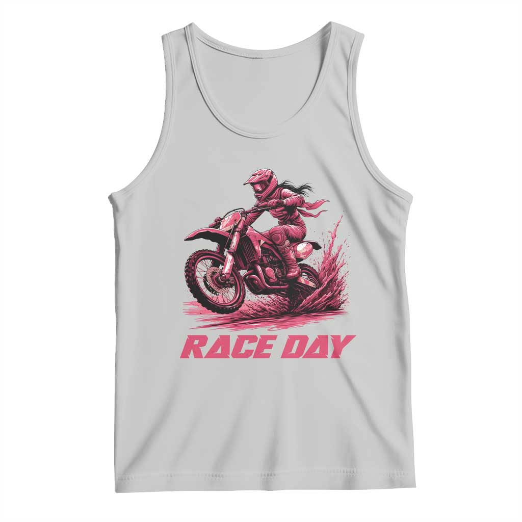 Dirt Bike Girl Tank Top Motocross Racing Women - Wonder Print Shop