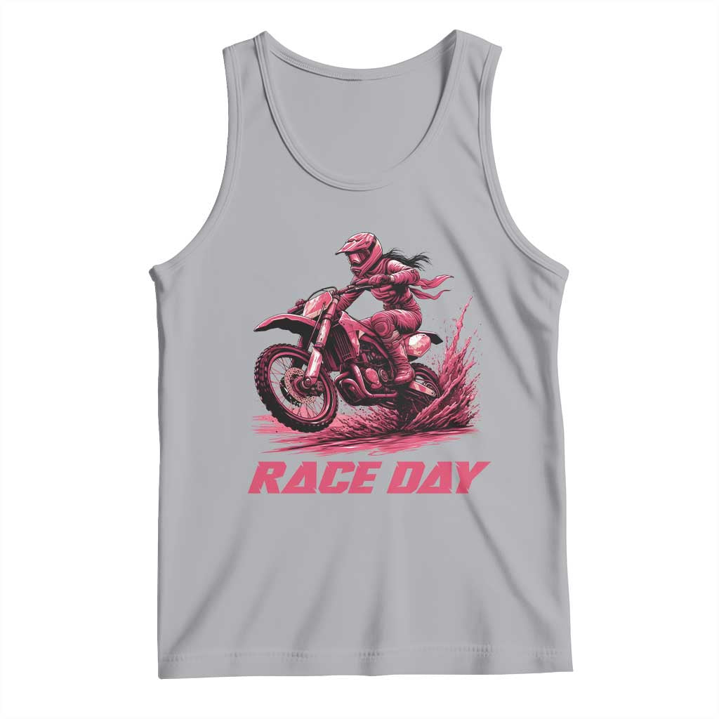 Dirt Bike Girl Tank Top Motocross Racing Women - Wonder Print Shop