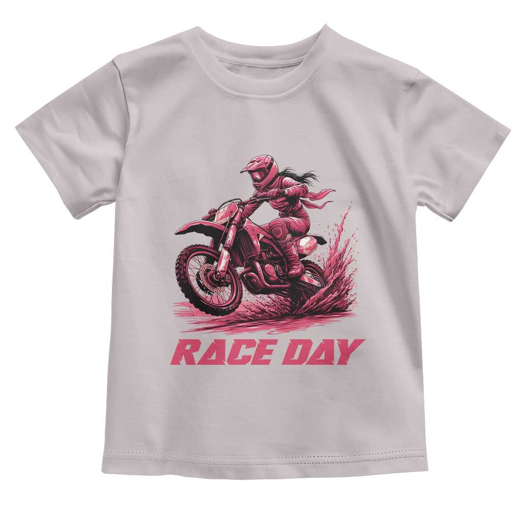 Dirt Bike Girl Toddler T Shirt Motocross Racing Women - Wonder Print Shop
