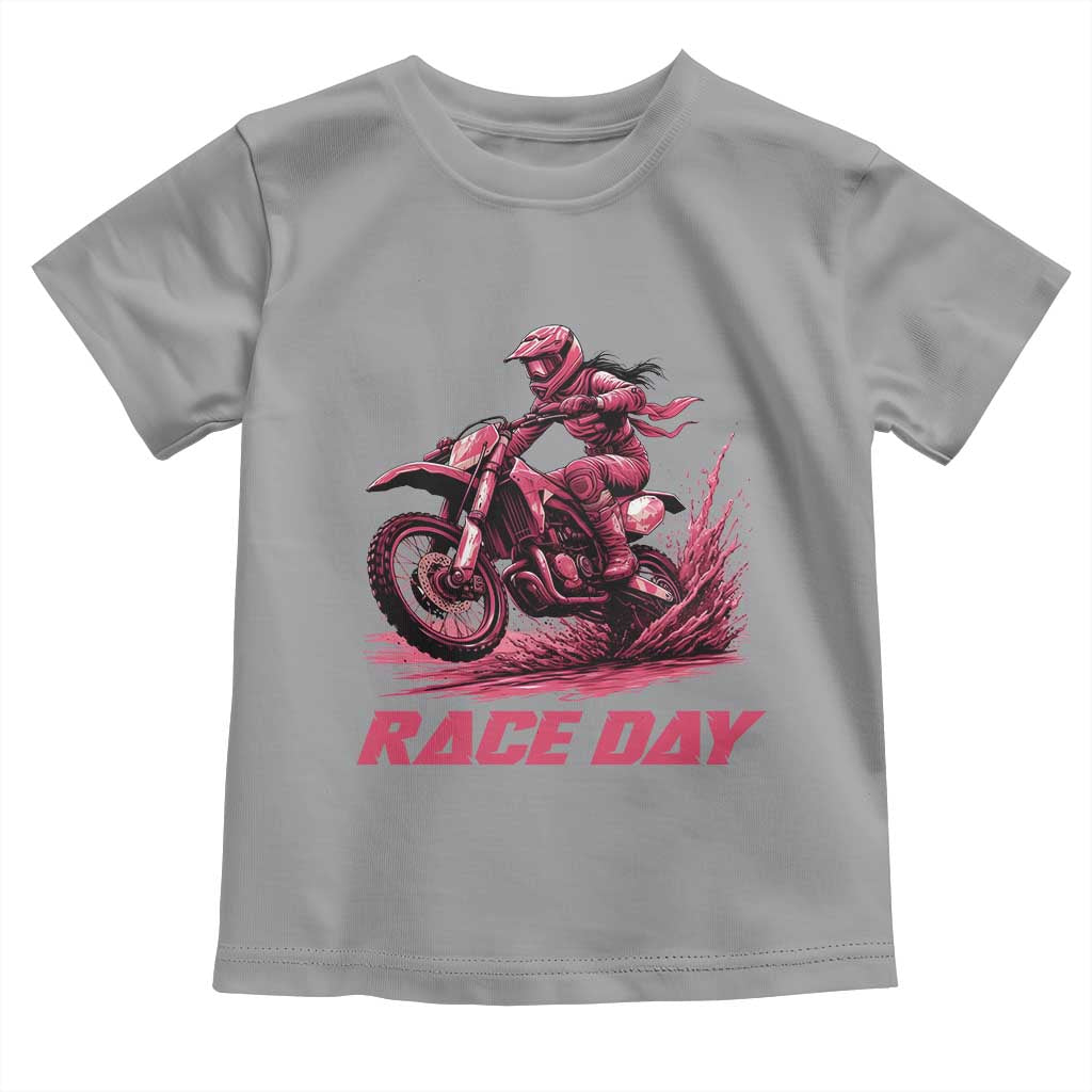 Dirt Bike Girl Toddler T Shirt Motocross Racing Women - Wonder Print Shop