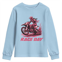 Dirt Bike Girl Youth Sweatshirt Motocross Racing Women - Wonder Print Shop