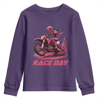 Dirt Bike Girl Youth Sweatshirt Motocross Racing Women - Wonder Print Shop