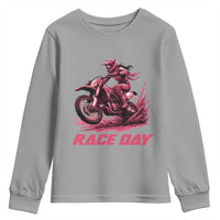 Dirt Bike Girl Youth Sweatshirt Motocross Racing Women - Wonder Print Shop