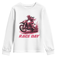 Dirt Bike Girl Youth Sweatshirt Motocross Racing Women - Wonder Print Shop