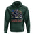 Dirt Bike Girl Hoodie Patriotic Motocross American Flag Racing - Wonder Print Shop