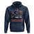 Dirt Bike Girl Hoodie Patriotic Motocross American Flag Racing - Wonder Print Shop