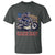 Dirt Bike Girl T Shirt Patriotic Motocross American Flag Racing - Wonder Print Shop