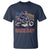 Dirt Bike Girl T Shirt Patriotic Motocross American Flag Racing - Wonder Print Shop