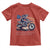 Dirt Bike Girl Toddler T Shirt Patriotic Motocross American Flag Racing - Wonder Print Shop