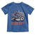 Dirt Bike Girl Toddler T Shirt Patriotic Motocross American Flag Racing - Wonder Print Shop
