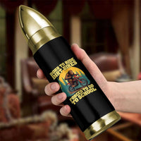 Funny Bigfoot Dirt Bike Bullet Tumbler Born To Ride Dirt Bikes Forced To Go To School