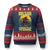 Funny Bigfoot Dirt Bike Ugly Christmas Sweater Born To Ride Dirt Bikes Forced To Go To School - Wonder Print Shop