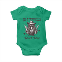 Black Cowgirl Baby Onesie I Do A Thing Called What I Want - Wonder Print Shop