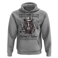 Black Cowgirl Hoodie I Do A Thing Called What I Want - Wonder Print Shop