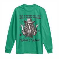 Black Cowgirl Long Sleeve Shirt I Do A Thing Called What I Want - undefined
